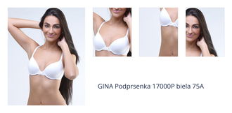 GINA Podprsenka 17000P biela 75A 1