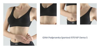 GINA Podprsenka športová 97016P čierna S 1