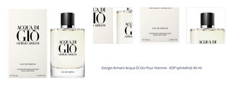 Giorgio Armani Acqua Di Gio Pour Homme - EDP (plniteľná) 40 ml 1