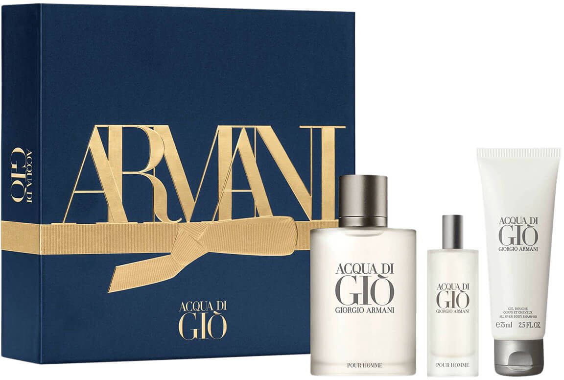 Giorgio Armani Acqua Di Gio Pour Homme - EDT 100 ml + sprchový gel 75 ml + EDT 15 ml 2