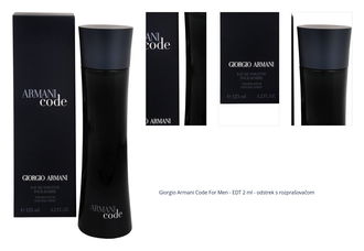 Giorgio Armani Code For Men - EDT 2 ml - odstrek s rozprašovačom 1