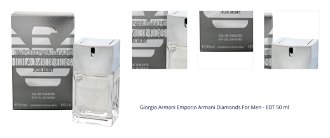 Giorgio Armani Emporio Armani Diamonds For Men - EDT 50 ml 1