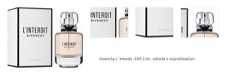 Givenchy L`Interdit - EDP 2 ml - odstrek s rozprašovačom 1