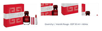 Givenchy L`Interdit Rouge - EDP 50 ml + rúž 1