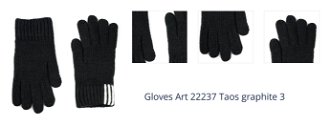 Gloves Art 22237 Taos graphite 3 1