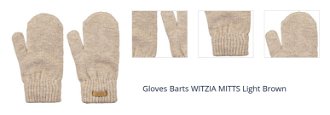 Gloves Barts WITZIA MITTS Light Brown 1