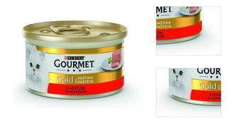 Gourmet Gold Cat konzerva hovädzie 85 g 3