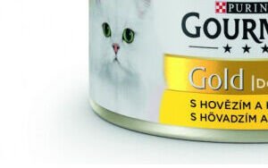 Gourmet Gold Cat konzerva hovädzie, kura v šťave 85 g 8
