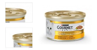 Gourmet Gold Cat konzerva králik, pečeň 85 g 4