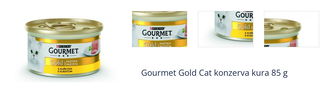 Gourmet Gold Cat konzerva kura 85 g 1