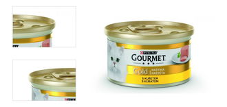 Gourmet Gold Cat konzerva kura 85 g 4