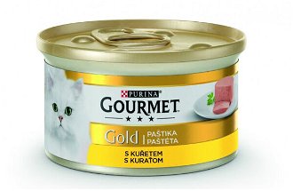 Gourmet Gold Cat konzerva kura 85 g