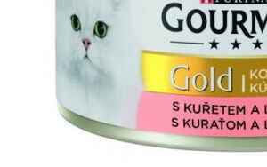 Gourmet Gold Cat konzerva kura, losos v šťave 85 g 8