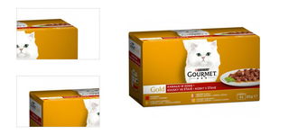 Gourmet Gold Cat konzerva kúsky v šťave 4 x 85 g 4