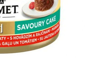 Gourmet gold cat konzerva Savoury cake hovädzie a paradajka 85 g 9