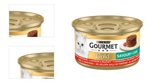 Gourmet gold cat konzerva Savoury cake hovädzie a paradajka 85 g 4