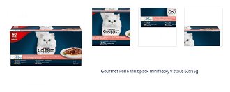 Gourmet Perle Multipack minifiletky v šťave 60x85g 1