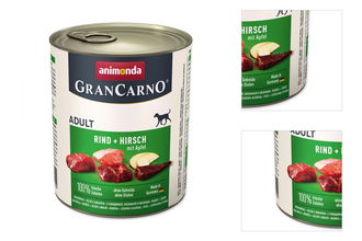 Gran Carno Adult - hovadzie, jelen a jablcka 800g 3