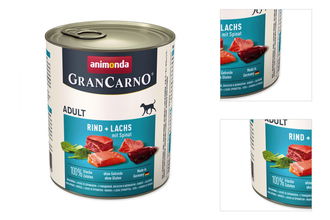 Gran Carno Adult - hovadzie, losos a spenat 800g 3