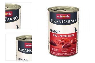 Gran Carno Senior - hovadzie a morcacie srdcia 400 g 4