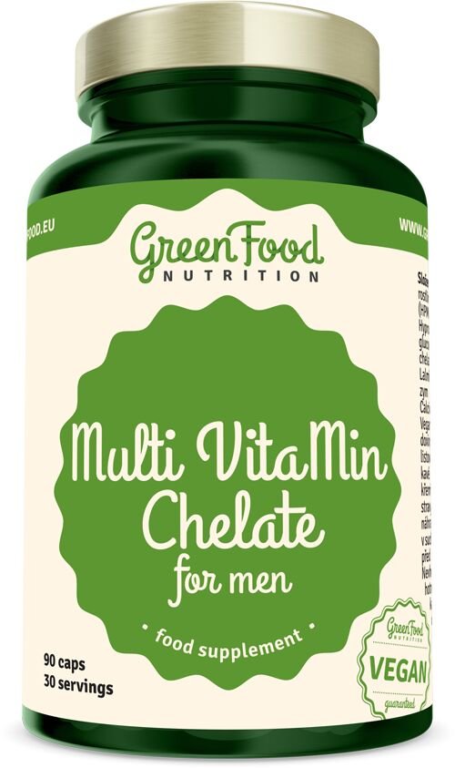 GreenFood Nutrition Multi Chelate men 90cps 2