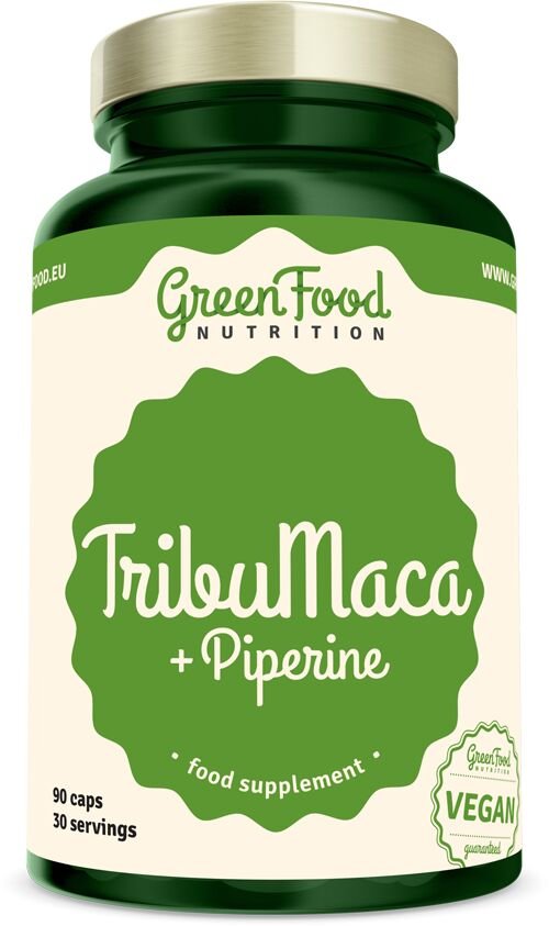 GreenFood Nutrition TribuMaca + Piperine 90cps
