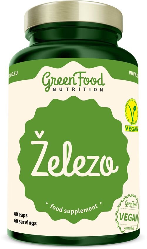 GreenFood Nutrition Železo 60cps