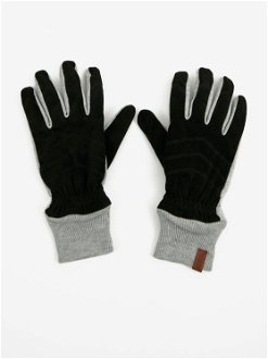 Grey-black men's gloves Tom Tailor - Men 2