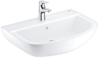 Grohe Bau Ceramic Bundle 60,9x44,2 cm alpsko-biely s bat. Start Flow stredový otvor pre batériu 39472000