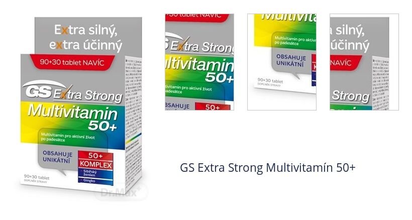GS Extra Strong Multivitamín 50+ 1