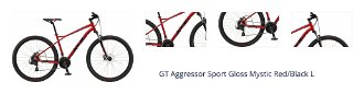 GT Aggressor Sport microSHIFT TS38 3x7 Gloss Mystic Red/Black L 1