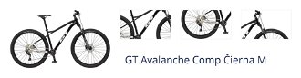 GT Avalanche Comp RD-M4120 1x10 Čierna M 1