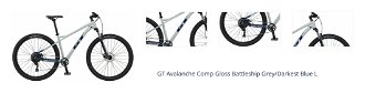 GT Avalanche Comp MicroSHIFT RD-M6205GM 1x10 Gloss Battleship Grey/Darkest Blue L 1