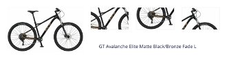 GT Avalanche Elite Microshift RD-M665M 1x11 Matte Black/Bronze Fade L 1