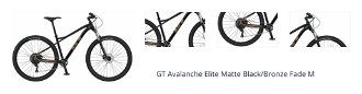 GT Avalanche Elite Microshift RD-M665M 1x11 Matte Black/Bronze Fade M 1