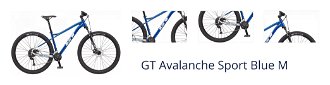 GT Avalanche Sport Shimano Alivio RD-M3100 2x9 Blue M 1