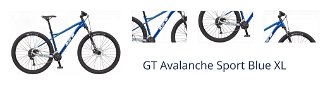 GT Avalanche Sport Shimano Alivio RD-M3100 2x9 Blue XL 1