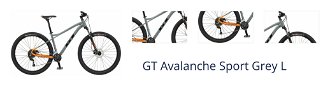 GT Avalanche Sport Shimano Alivio RD-M3100 2x9 Grey L 1
