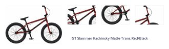 GT Slammer Kachinsky Matte Trans Red/Black BMX / Dirt bicykel 1
