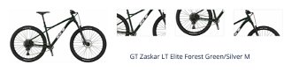 GT Zaskar LT Elite Sram SX Eagle 1x12 Forest Green/Silver M 1