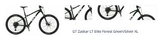 GT Zaskar LT Elite Sram SX Eagle 1x12 Forest Green/Silver XL 1