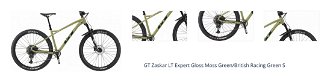 GT Zaskar LT Expert Sram NX Eagle 1x12 Gloss Moss Green/British Racing Green S 1