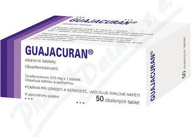 Guajacuran na vykašliavanie 200 mg 50 tabliet