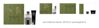 Gucci Guilty Pour Homme - EDT 50 ml + sprchový gél 50 ml 1