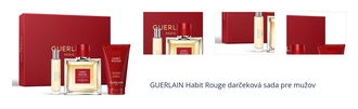 GUERLAIN Habit Rouge darčeková sada pre mužov 1