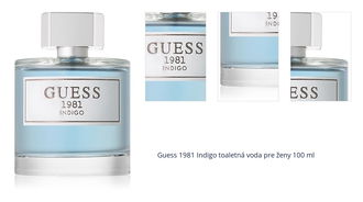 Guess 1981 Indigo toaletná voda pre ženy 100 ml 1