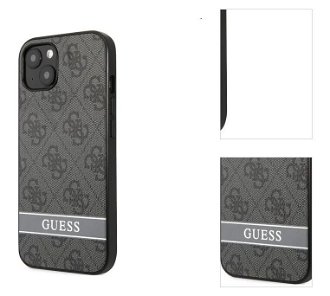 Guess PU 4G Stripe pre Apple iPhone 13 mini, šedé 3