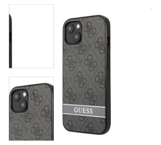 Guess PU 4G Stripe pre Apple iPhone 13 mini, šedé 4