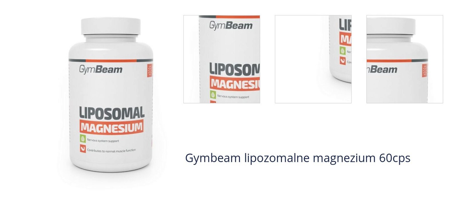 Gymbeam lipozomalne magnezium 60cps 1