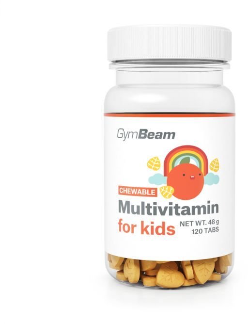 Gymbeam multivitamín pre deti 120tbl pomaranč